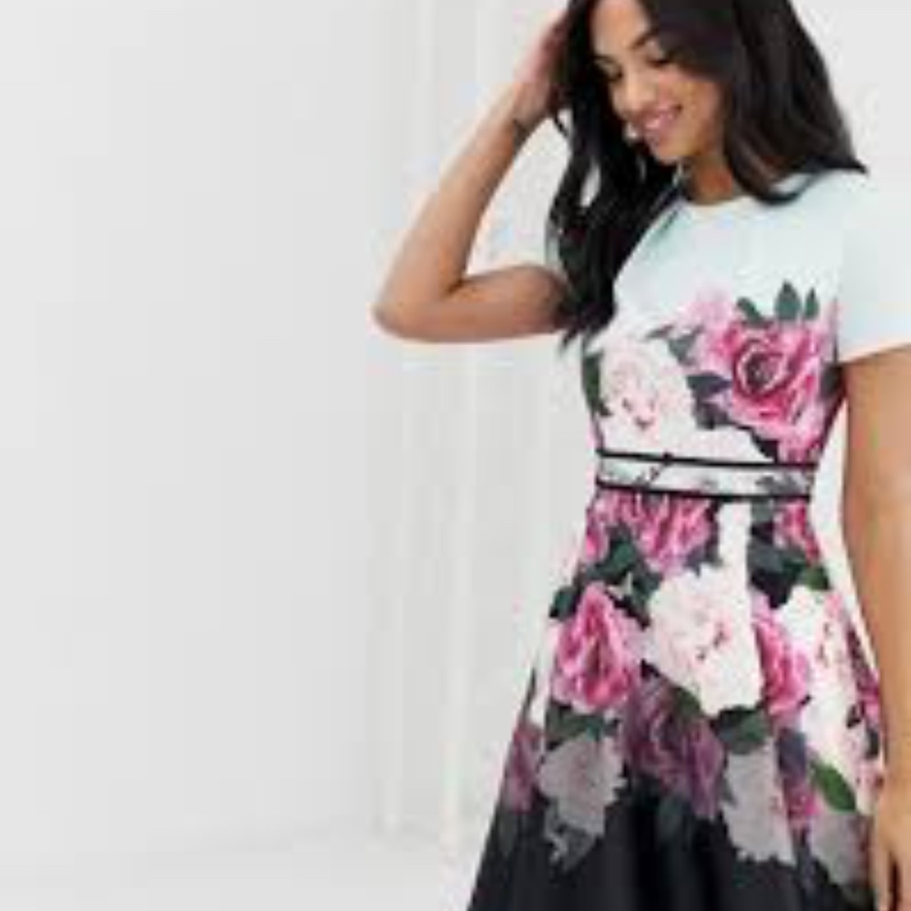 Ted Baker Wilmana magnificent floral skater dress
